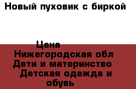 Новый пуховик с биркой  › Цена ­ 2 000 - Нижегородская обл. Дети и материнство » Детская одежда и обувь   